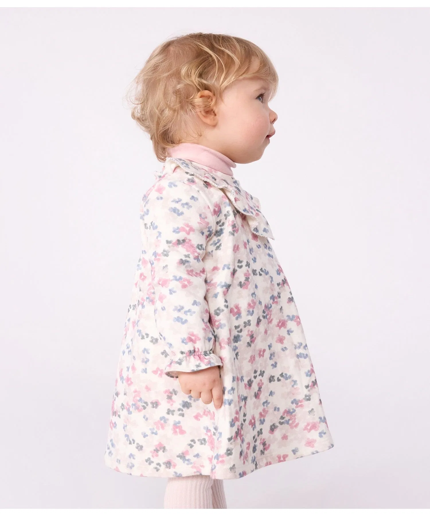 Детское платье Petit Bateau с цветочным принтом — фото 4