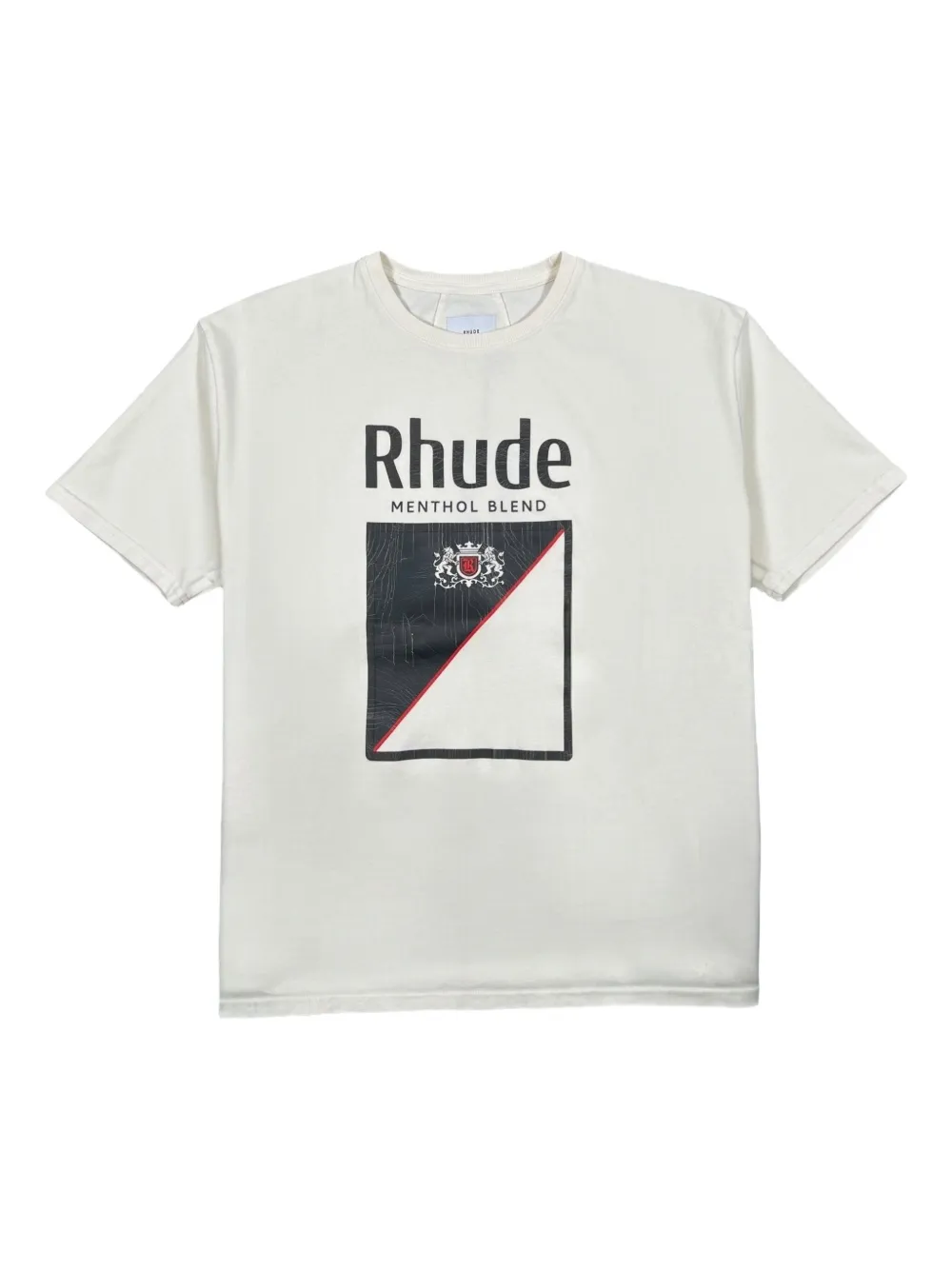 

Хлопковая футболка Rhude, белый