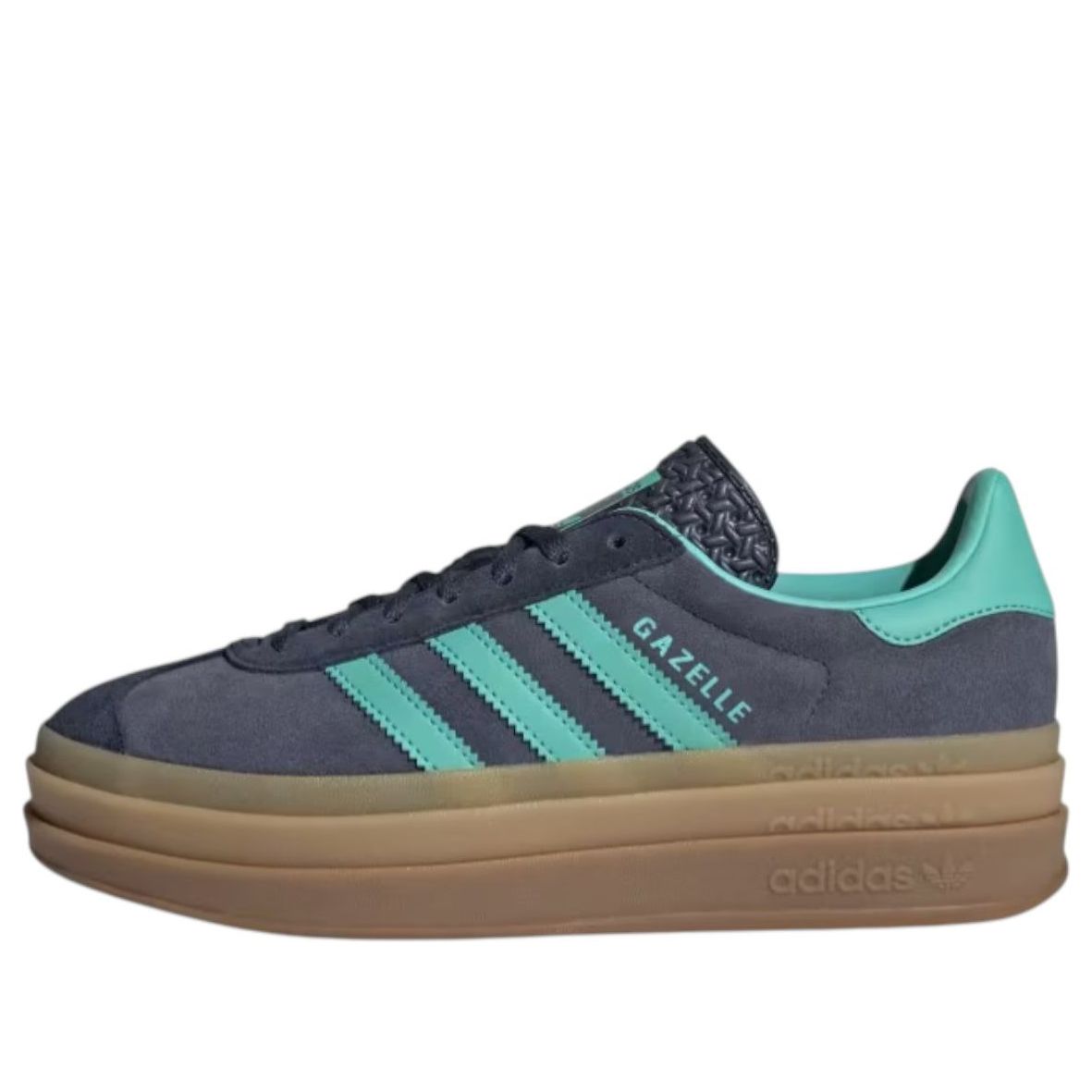 Кроссовки (WMNS) adidas Gazelle Bold 'Shadow Navy Acid Mint'