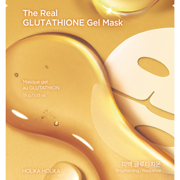 

Гидрогелевая ночная маска, восстанавливающая сияние, 35 г Holika Holika The real gel mask glutathione