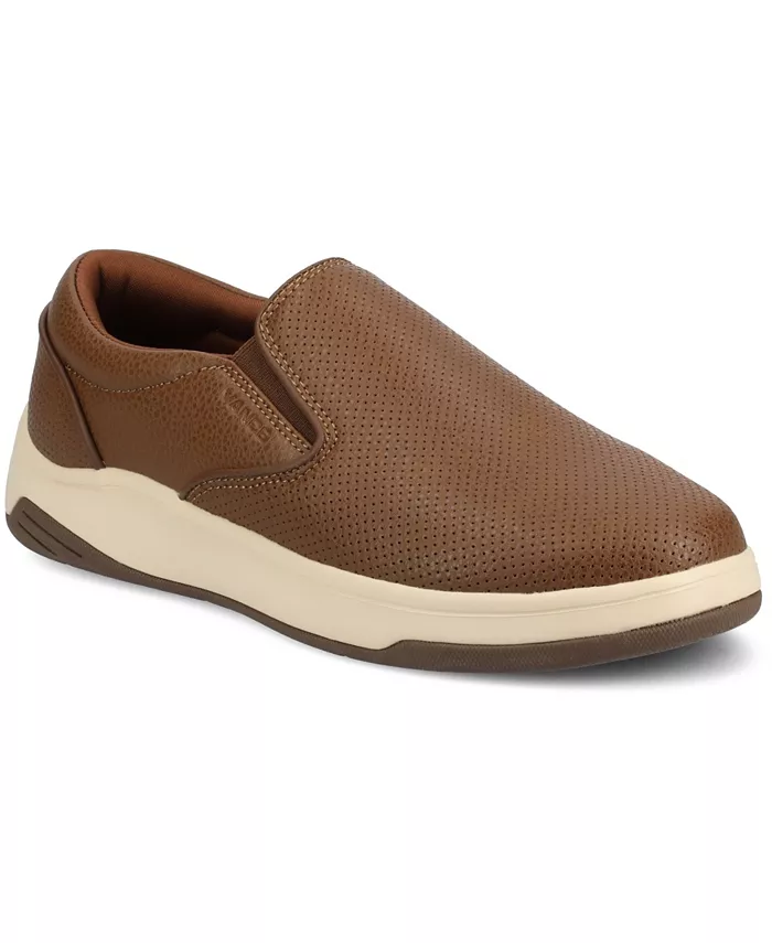 

Мужские перфорированные эластичные слипоны Townes Comfort Vance Co., коричневый