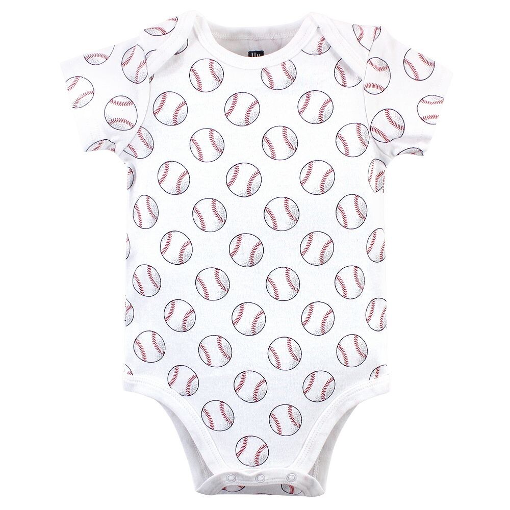 Хлопковые боди для маленьких мальчиков, 3 шт. Hudson Baby, цвет Baseball — фото 3