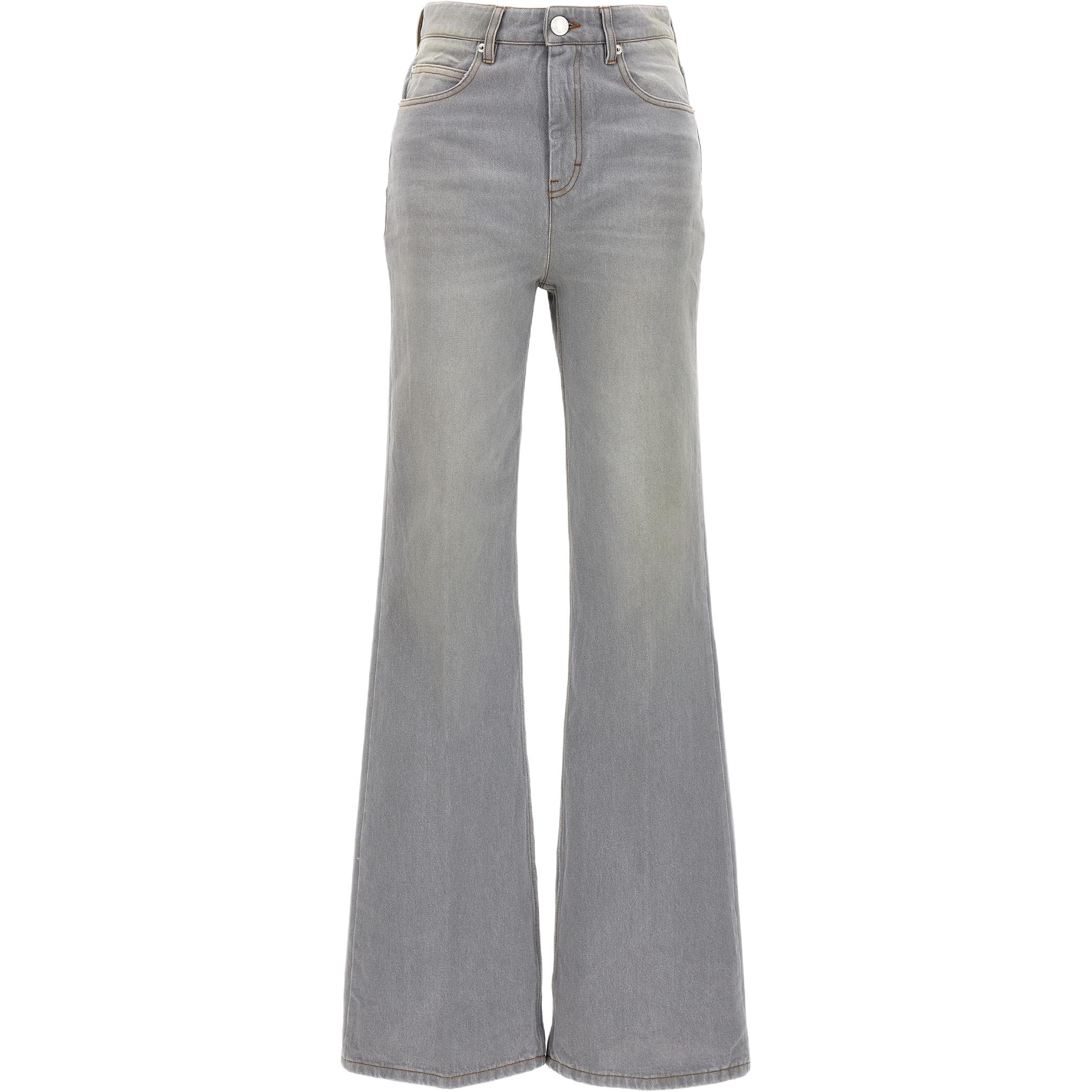 

Широкие джинсы из органического хлопка AMIPARIS, серый