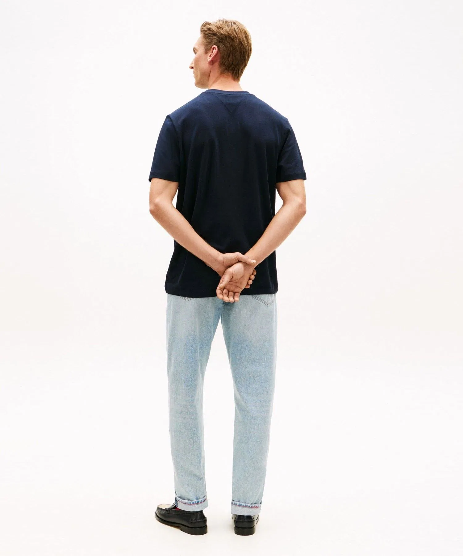 Мужская футболка Tommy Hilfiger GLOBAL STRIPE PIQUE POCKET TEE — фото 4
