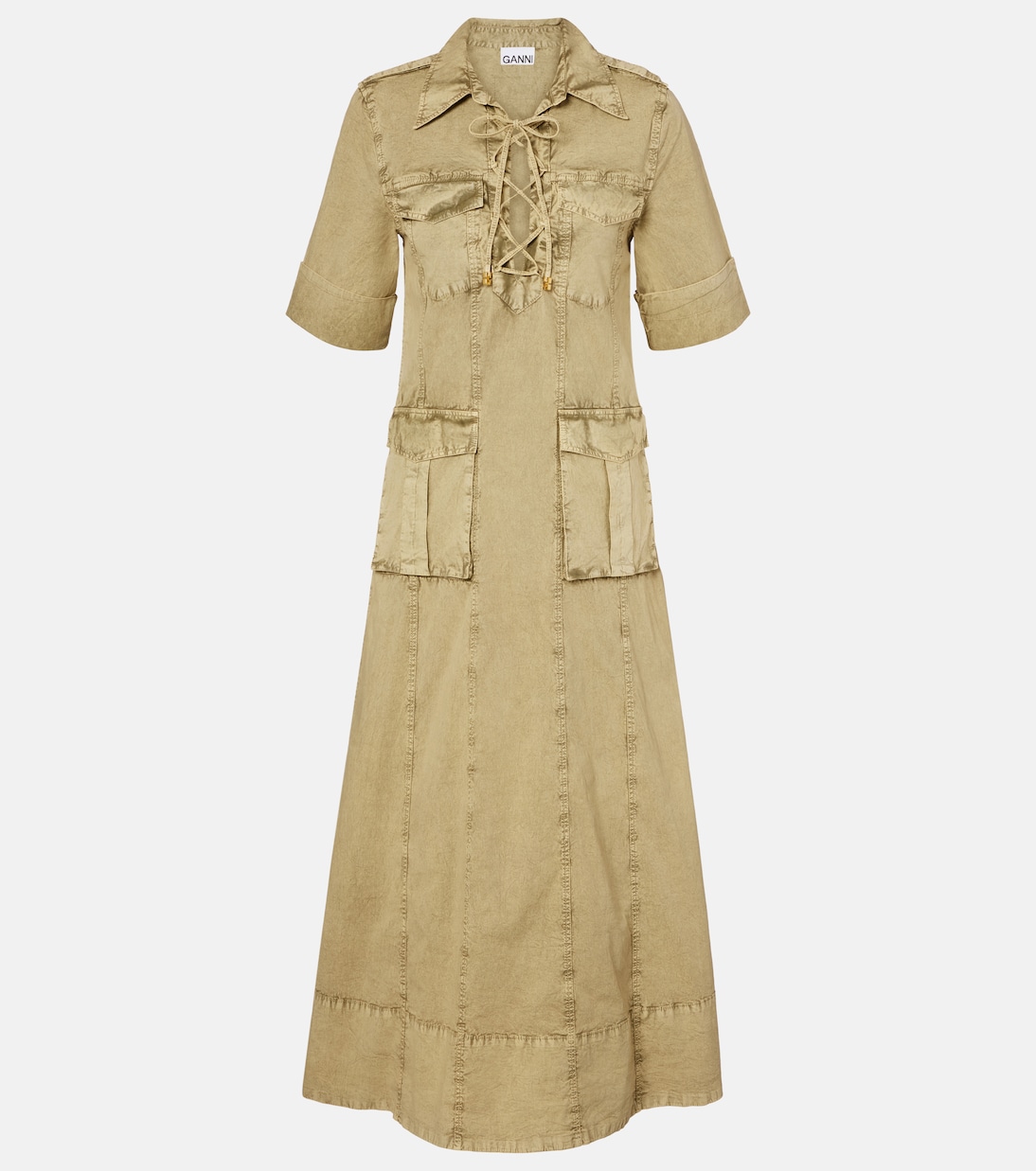 

Джинсовое макси-платье Ganni, Boa