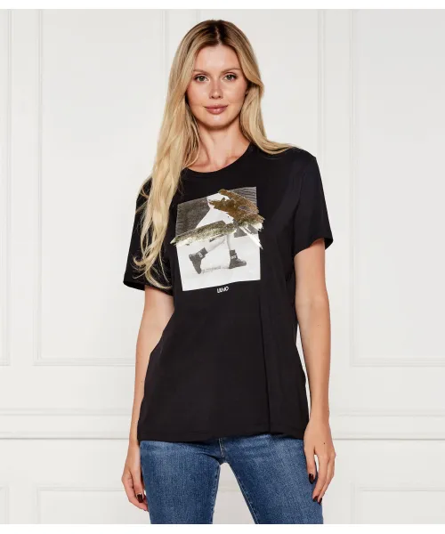 

Футболка Regular fit Liu Jo, черный