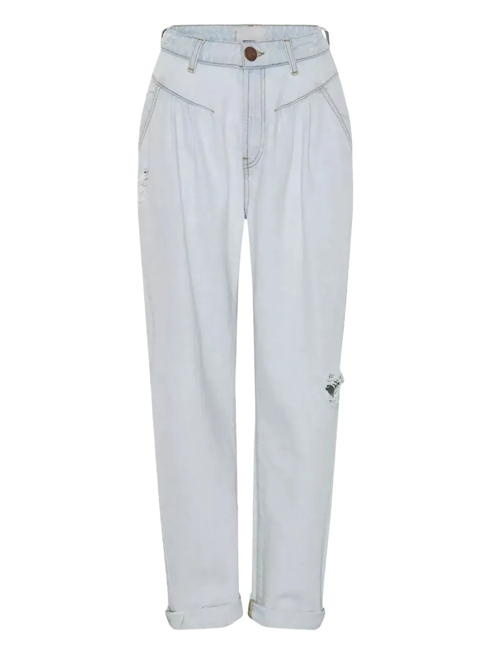 

Джинсы Streetwalkers с высокой талией и прорезями One Teaspoon, синий