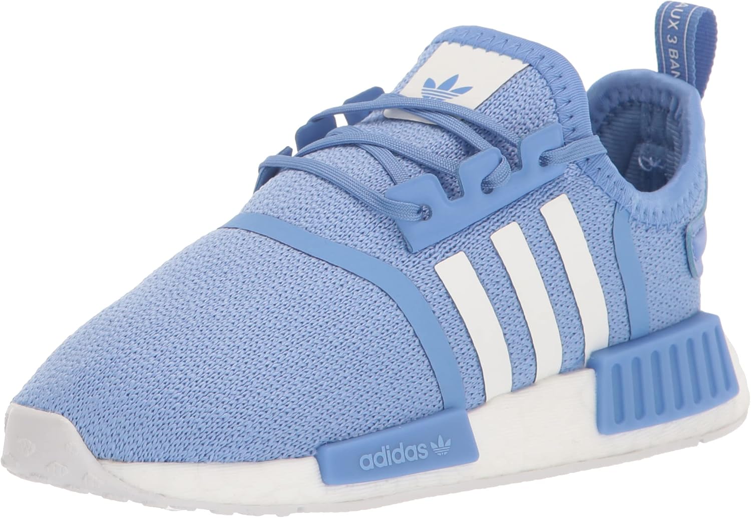 

Кроссовки adidas Unisex-Child NMDr1 C (для маленьких детей), белый/синий