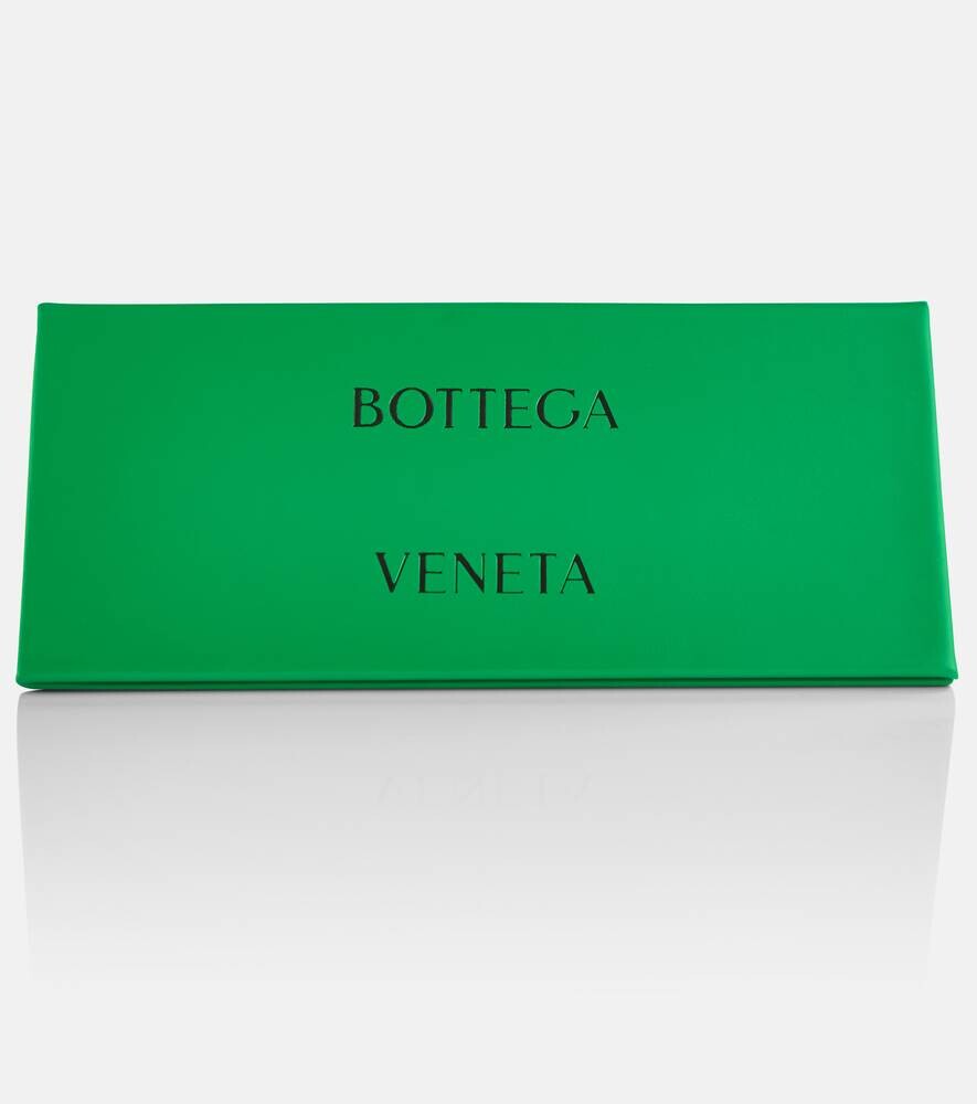 Солнцезащитные очки в оправе «кошачий глаз» Bottega Veneta, зеленый — фото 4