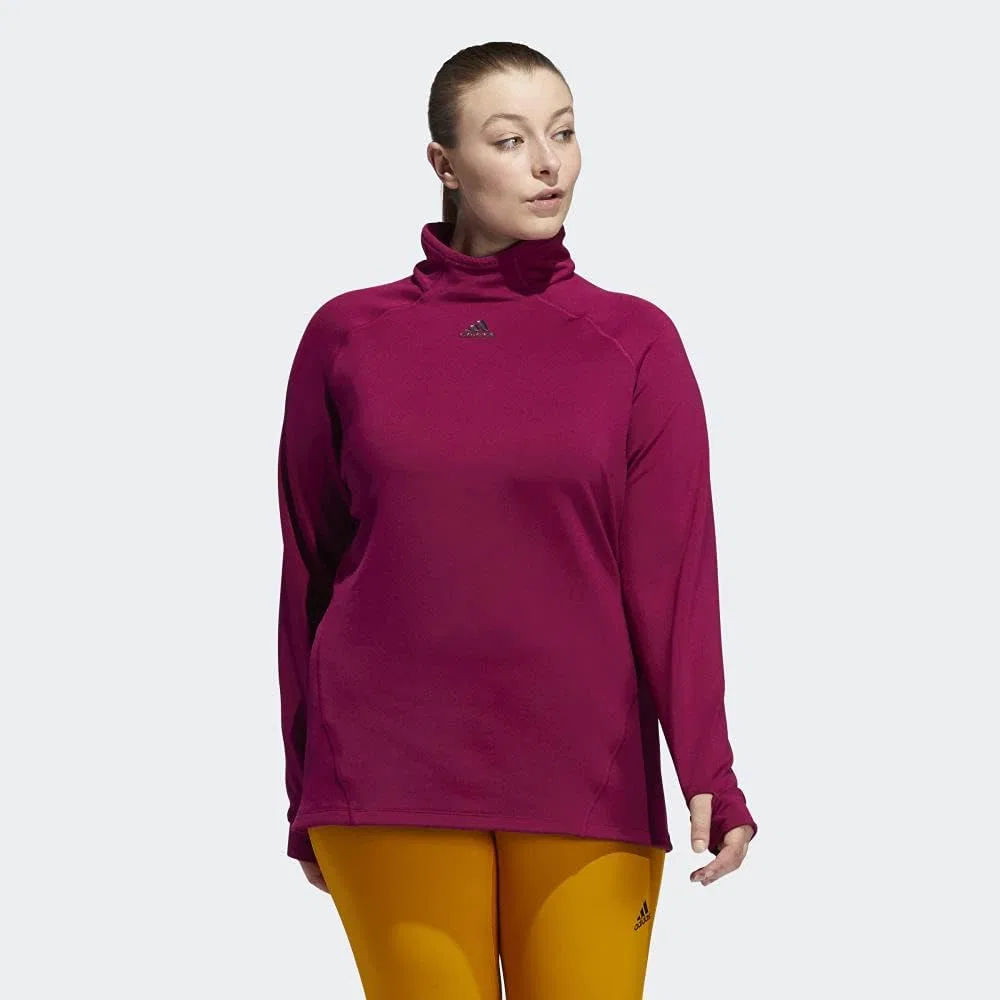Женская тренировочная футболка Cold.Rdy adidas, цвет Power Berry — фото 3