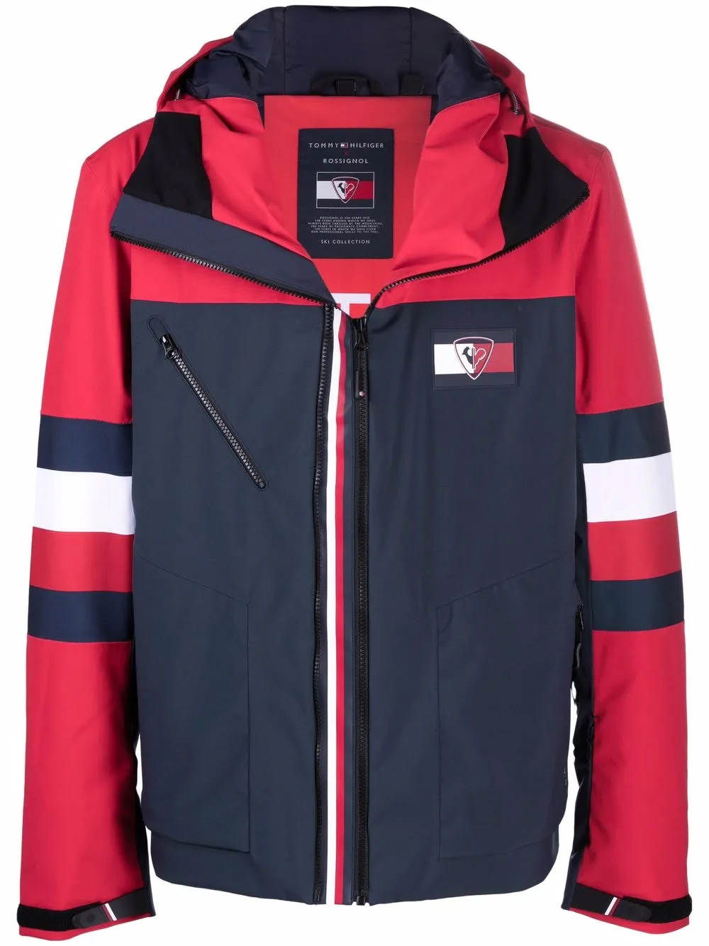 

Куртка с полосками и логотипом Rossignol, синий