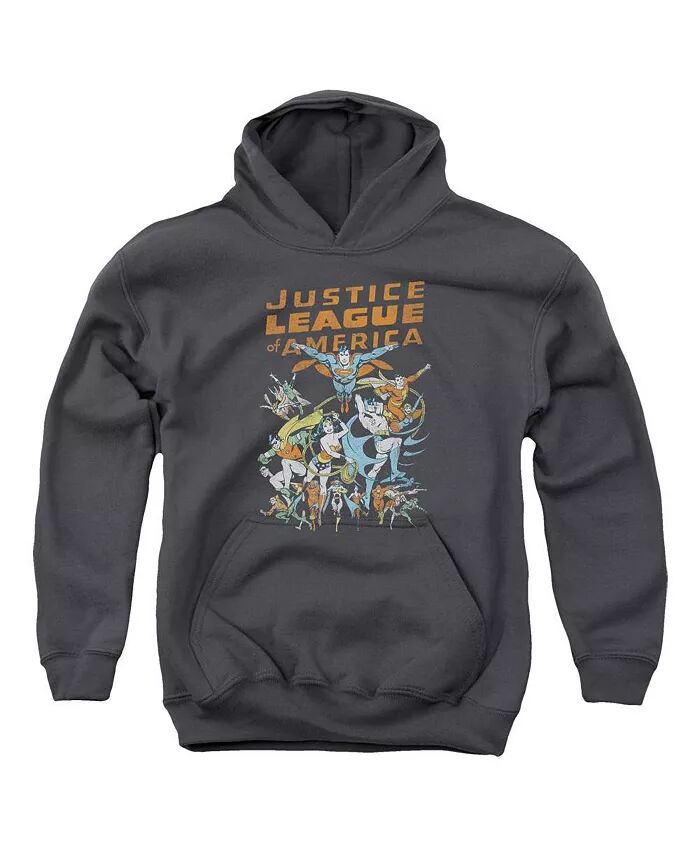 

Толстовка с капюшоном Boys of America Youth Group Justice League, серый