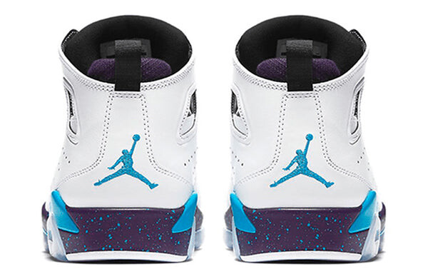 Кроссовки flight club '91 'grand purple blue lagoon' Air Jordan, белый — фото 4