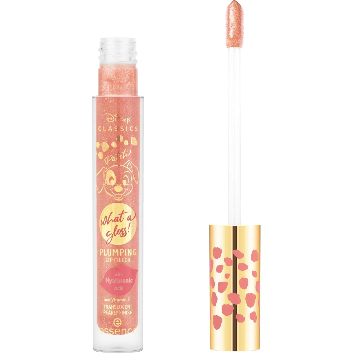 Блеск для губ Essence Disney Classics Patch What a Gloss! Plumping Lip Filler No. 02 Adventures, розовый Essence