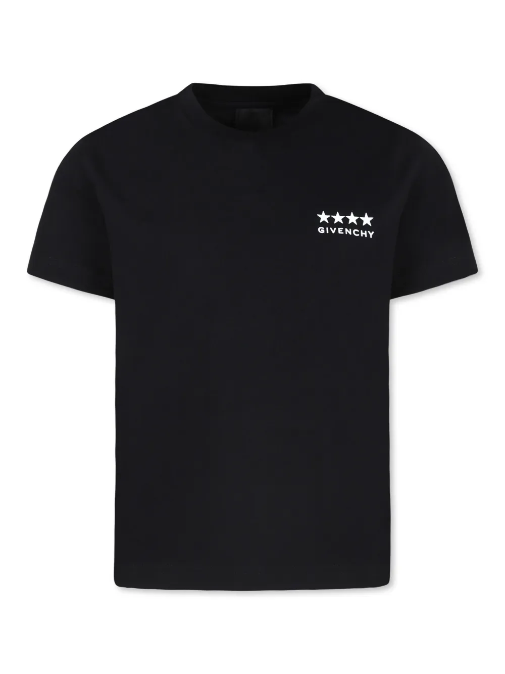 

Футболка из органического хлопка с логотипом 4G Givenchy Kids, черный