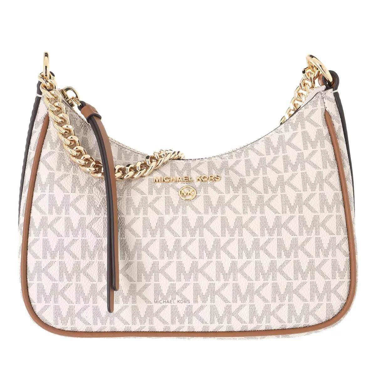 

Сумочки портфели с подвесками jet set ванильный акрн Michael Michael Kors, бежевый