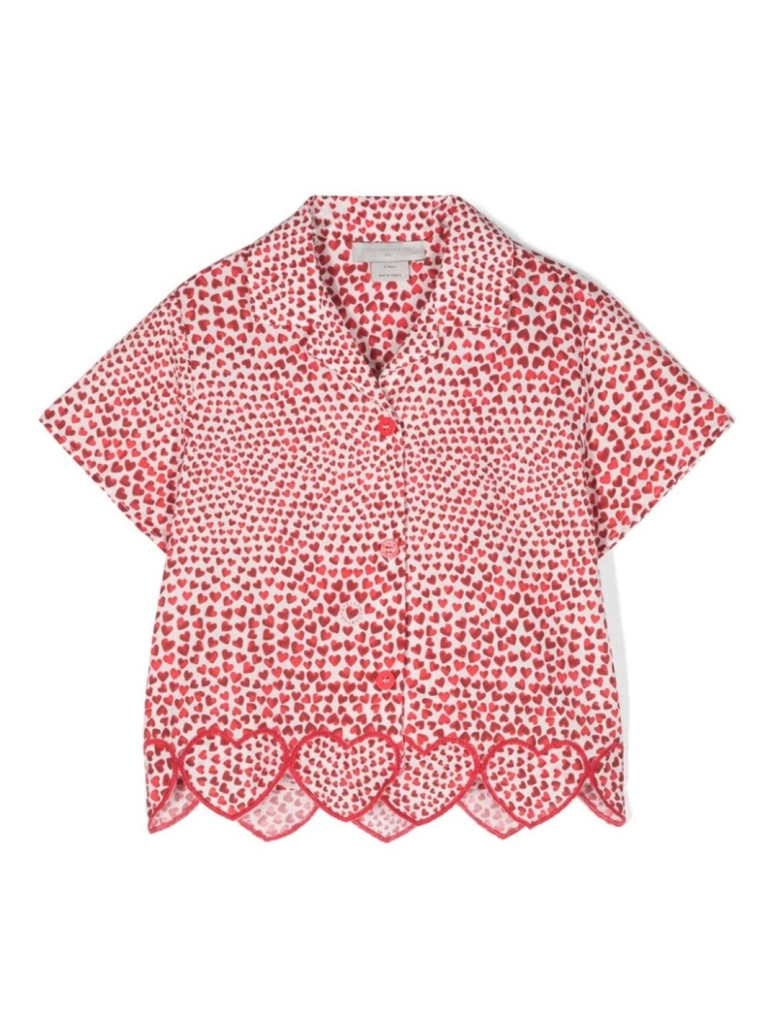 

Stella McCartney Kids рубашка I Love You, красный