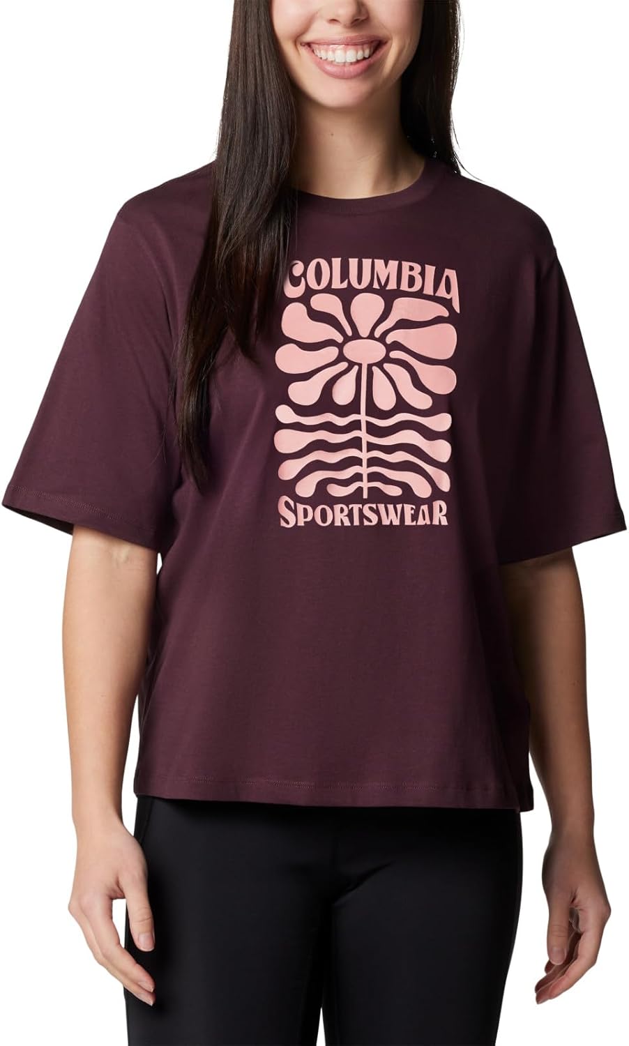 

Женская футболка Columbia North Cascades Relaxed, Moonvista/Floral Groove