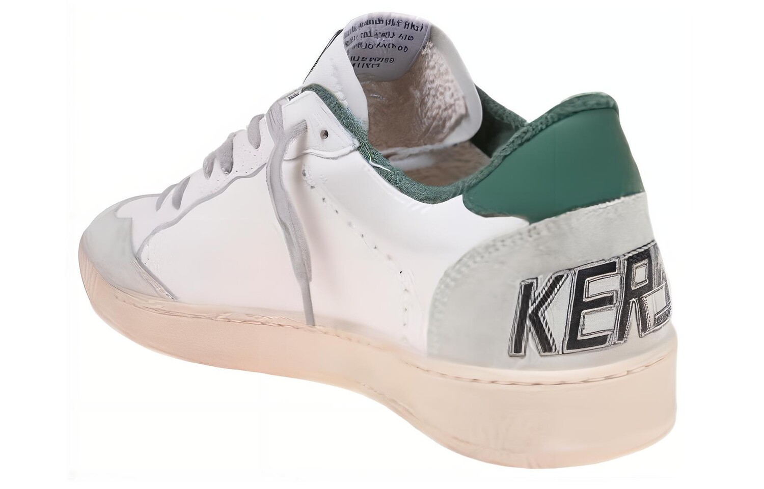 Кроссовки Golden Goose Ball Star Leather Sneakers, серый/белый — фото 4
