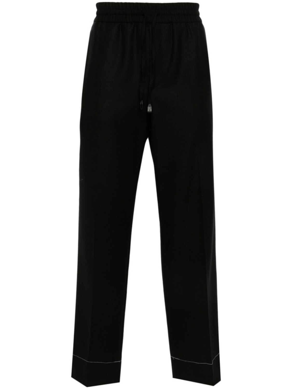 

Brioni зауженные брюки с эластичной талией, черный