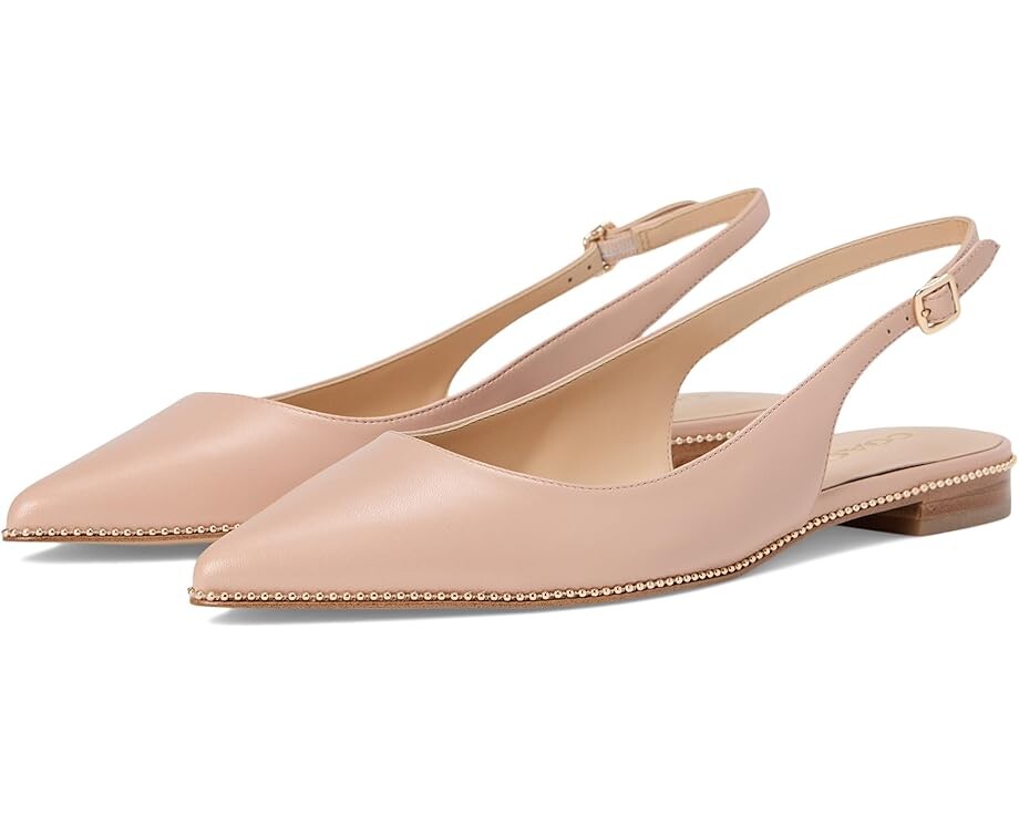 

Туфли на плоской подошве COACH Claire Leather Skimmer, цвет Pale Blush