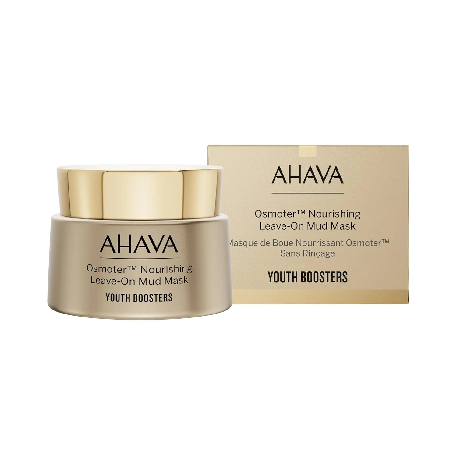 Маска для лица Ahava — Osmoter, питательная несмываемая грязевая - увлажняющая и очищающая с минералами Мертвого, 50 мл