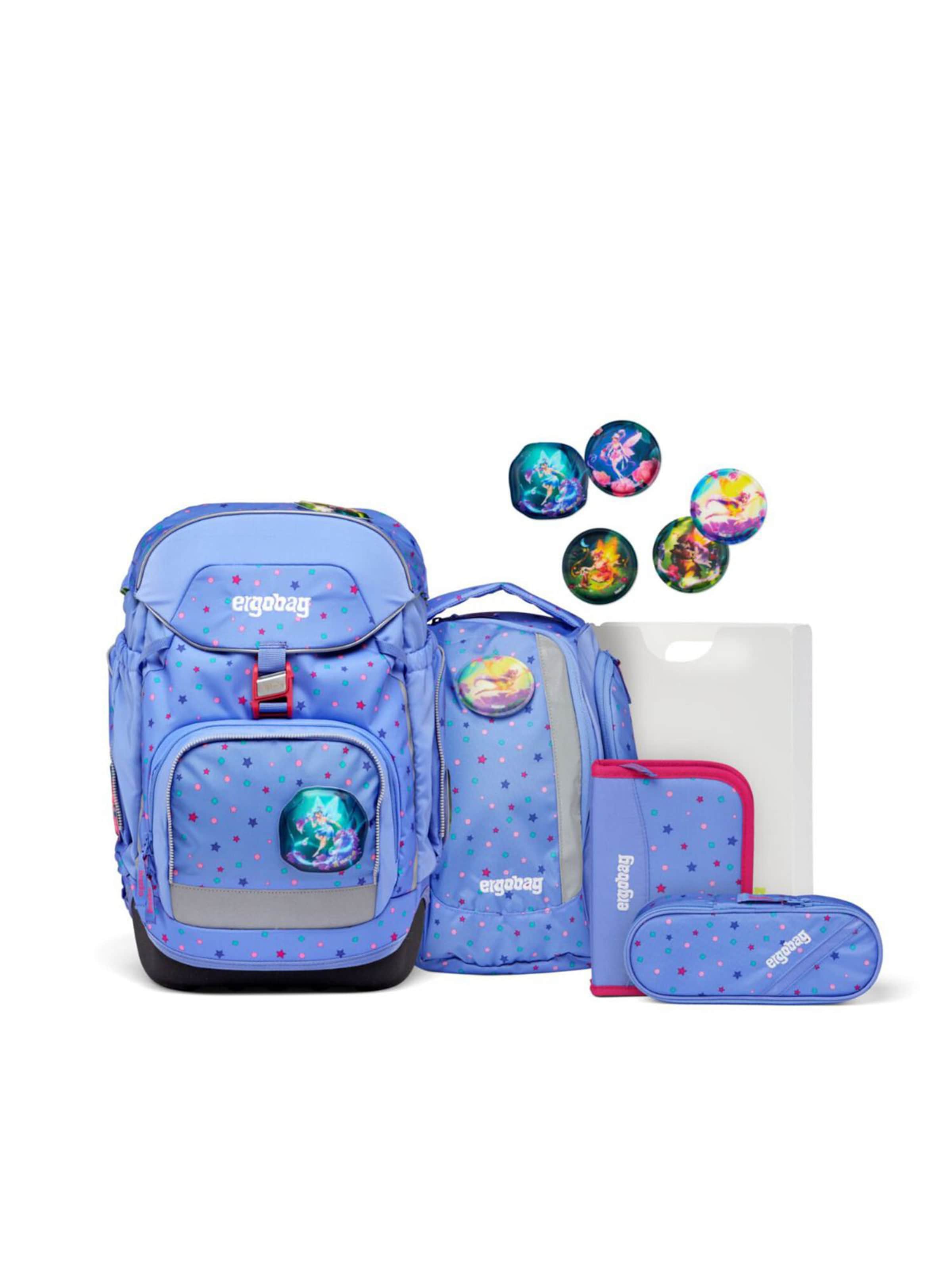 

Ergobag Рюкзак 'Set 6tlg' в светло-голубом цвете
