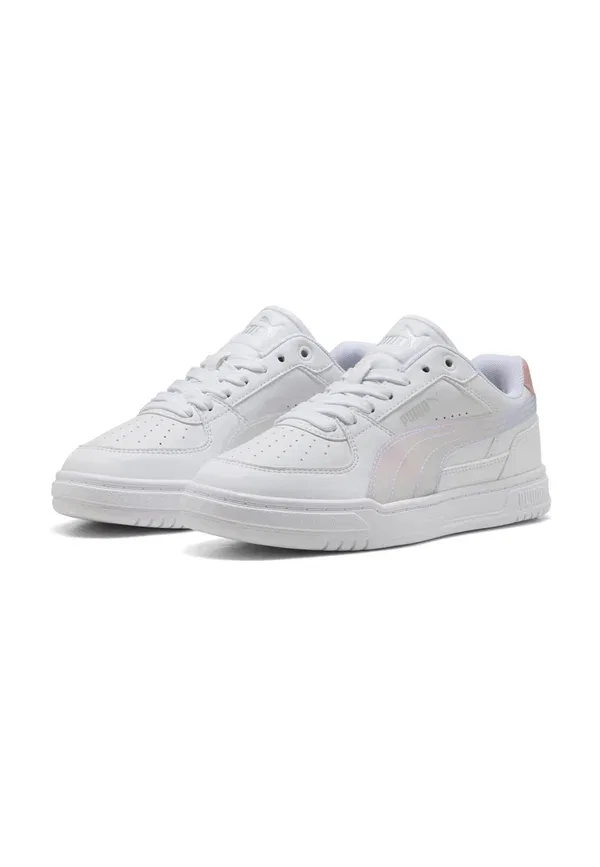 Кроссовки Puma Caven iii holo 2.0 jr trainers, белый-розовый-серебристый — фото 2