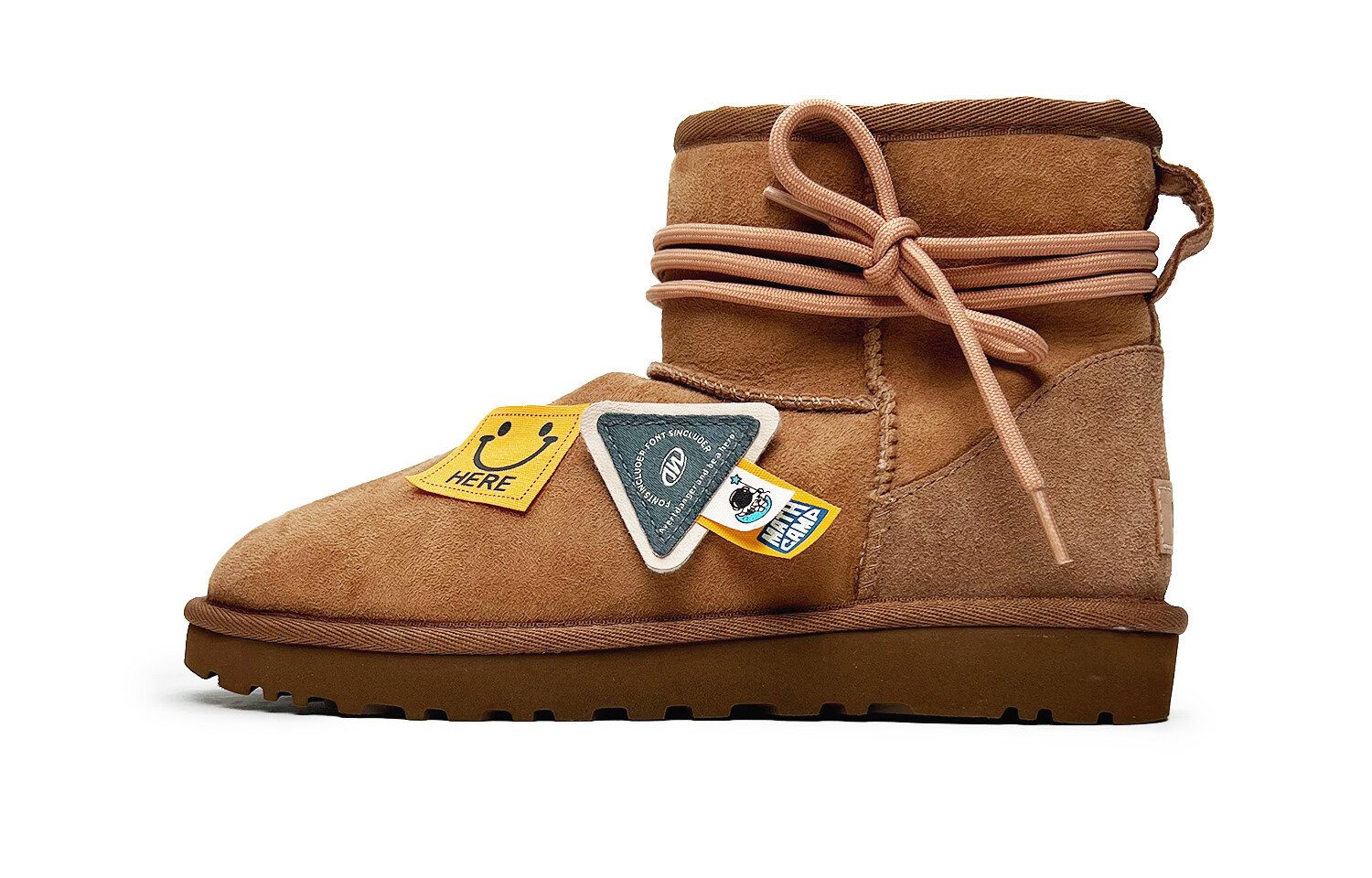Угги женские UGG Classic Mini, коричневато-желтый