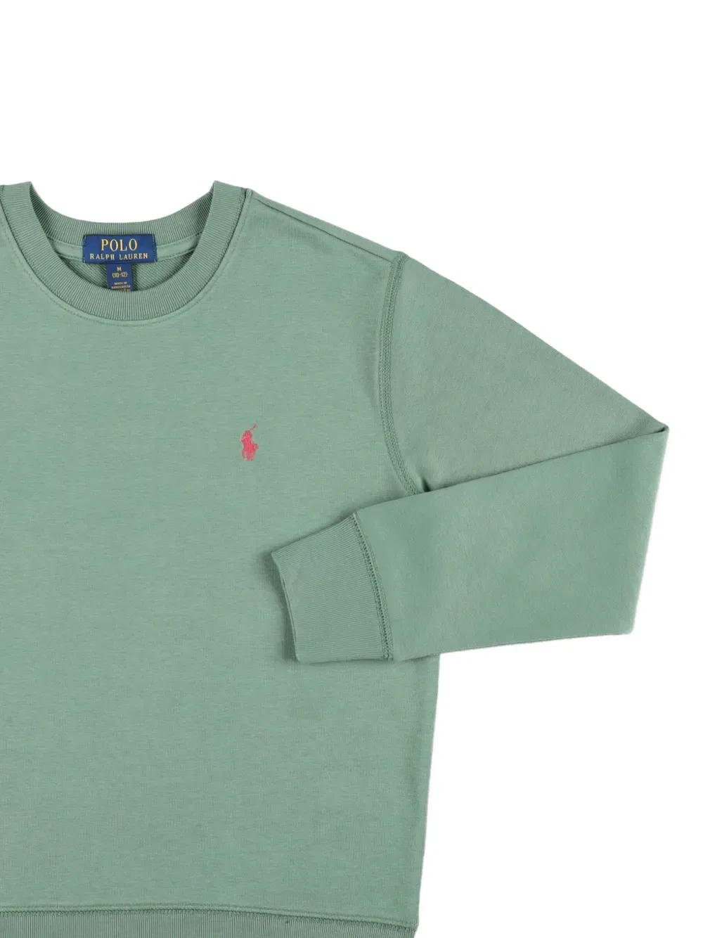 Толстовка с изображением пони Polo Ralph Lauren Kids, зеленый — фото 3