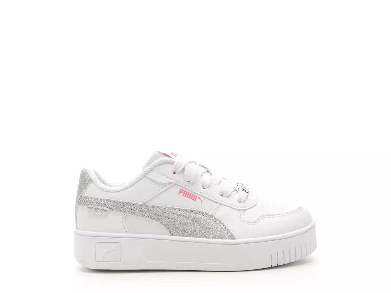 

Кроссовки Puma Carina Street Shine Bright Platform Sneaker — детские, белые