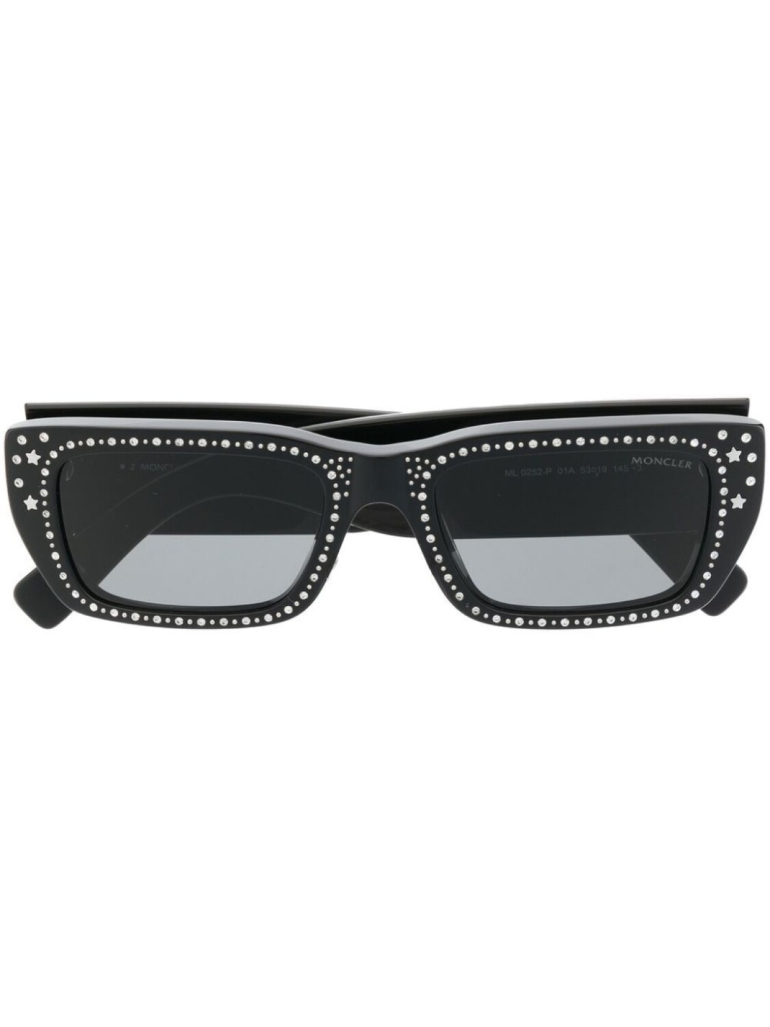 

Moncler Eyewear солнцезащитные очки из коллаборации с Palm Angels, черный