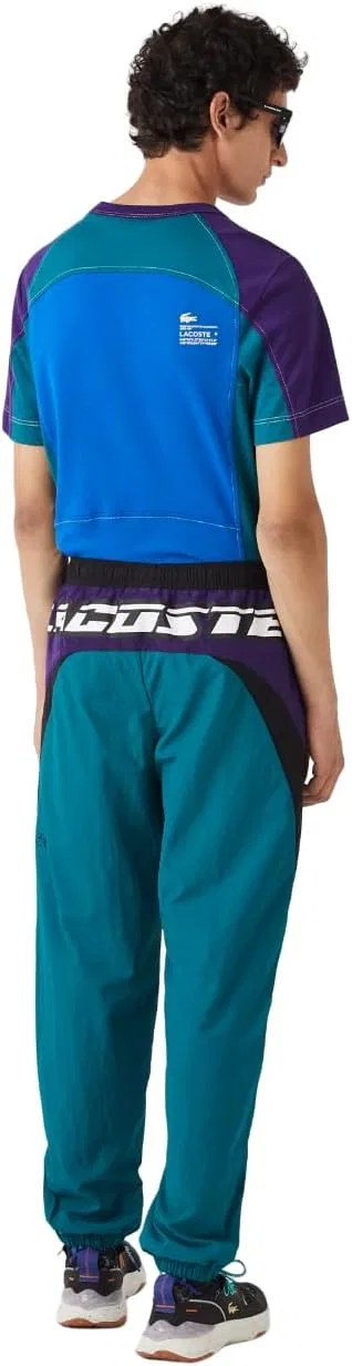 Спортивные брюки Lacoste Heritage Regular Fit Colorblock, мужские, черный — фото 4