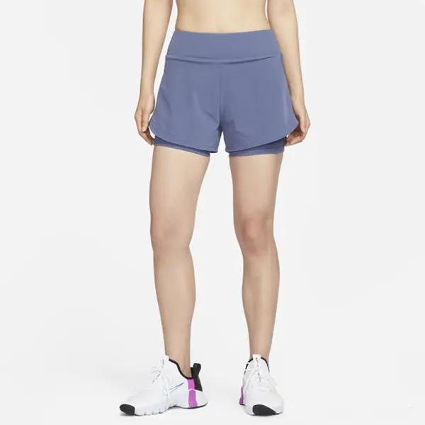 Футболка Dri FitBliss спортивная женская Finnish Blue Nike, Fen Blue — фото 4