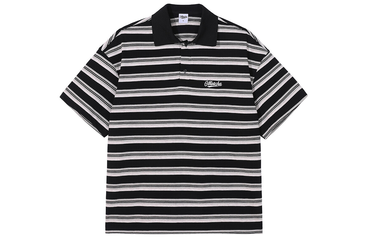 

Рубашка-поло унисекс MATCHA STORY, Черный