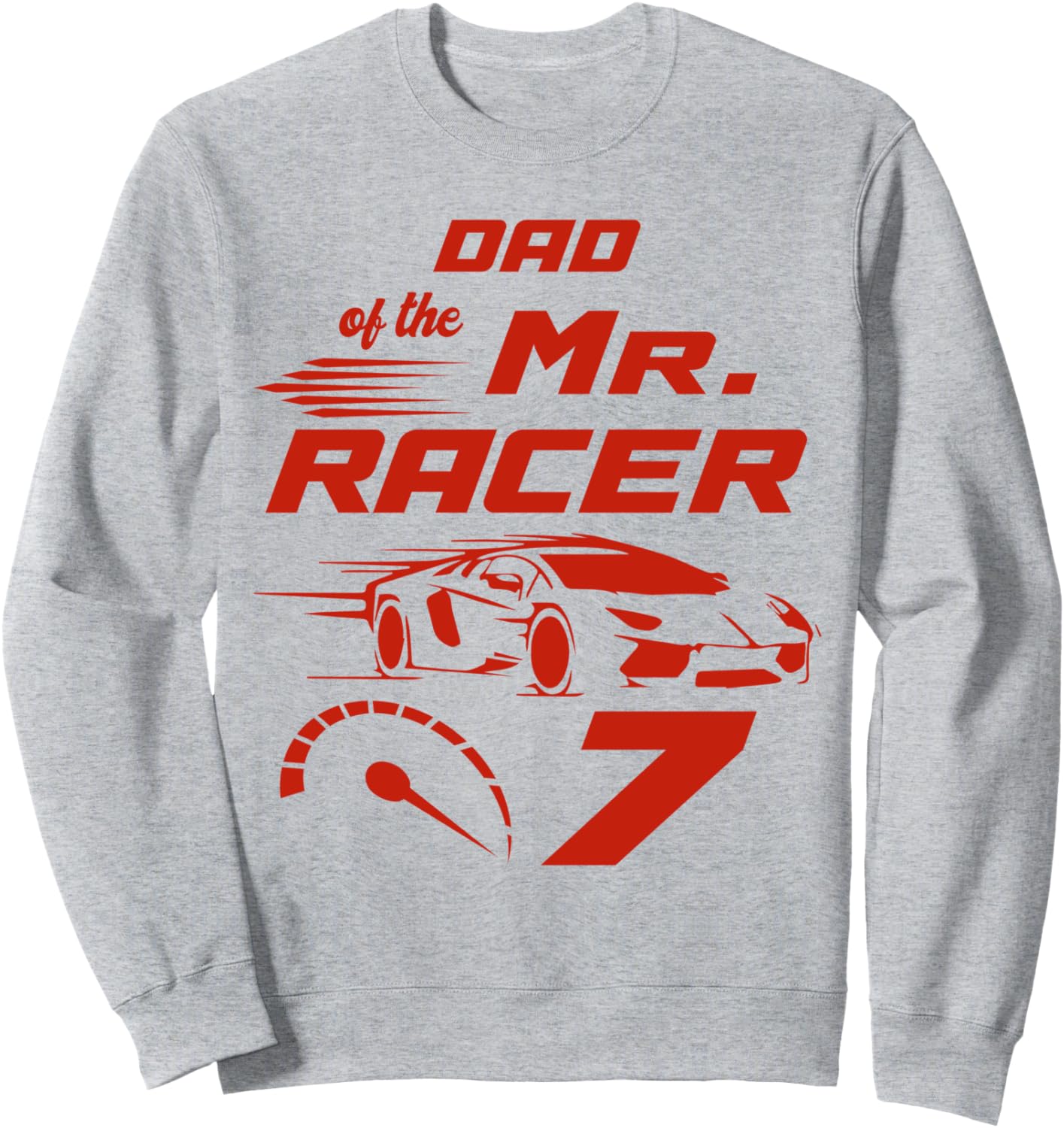 

Толстовка «Папа мистера Рейсера 7: Гоночная машинка, красная скорость» для мальчика на 7-й день рождения Family Look Racing Car Themed Decorations Gifts