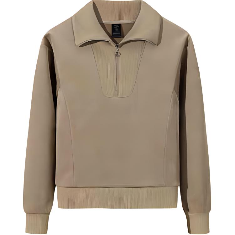 

Женская толстовка Anta Comprehensive Training Collection Sports Lifestyle Collection Walnut Khaki
