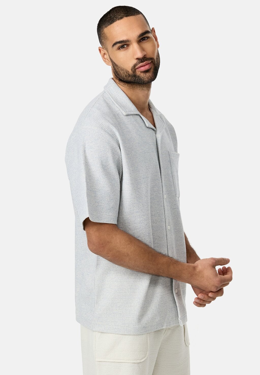 

Рубашка KURZARM INPROVO INDICODE JEANS, светло-голубой