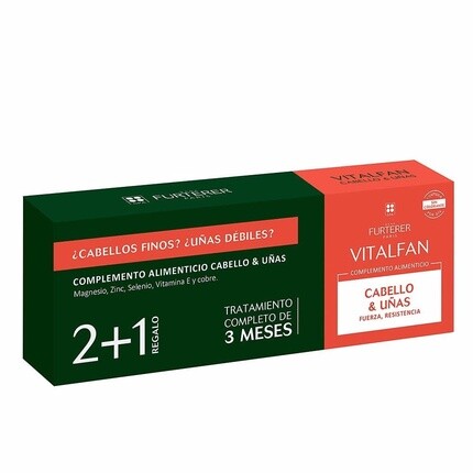 

VITALFAN Vitality для волос и ногтей Rene Furterer