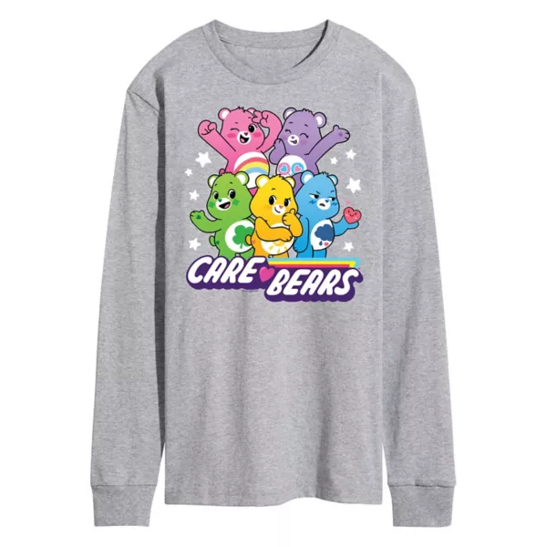 

Мужская футболка с длинным рукавом Care Bears Unlock The Magic с принтом Licensed Character, серый