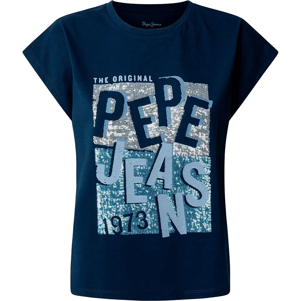 

Футболка с коротким рукавом Pepe Jeans Viti, синий