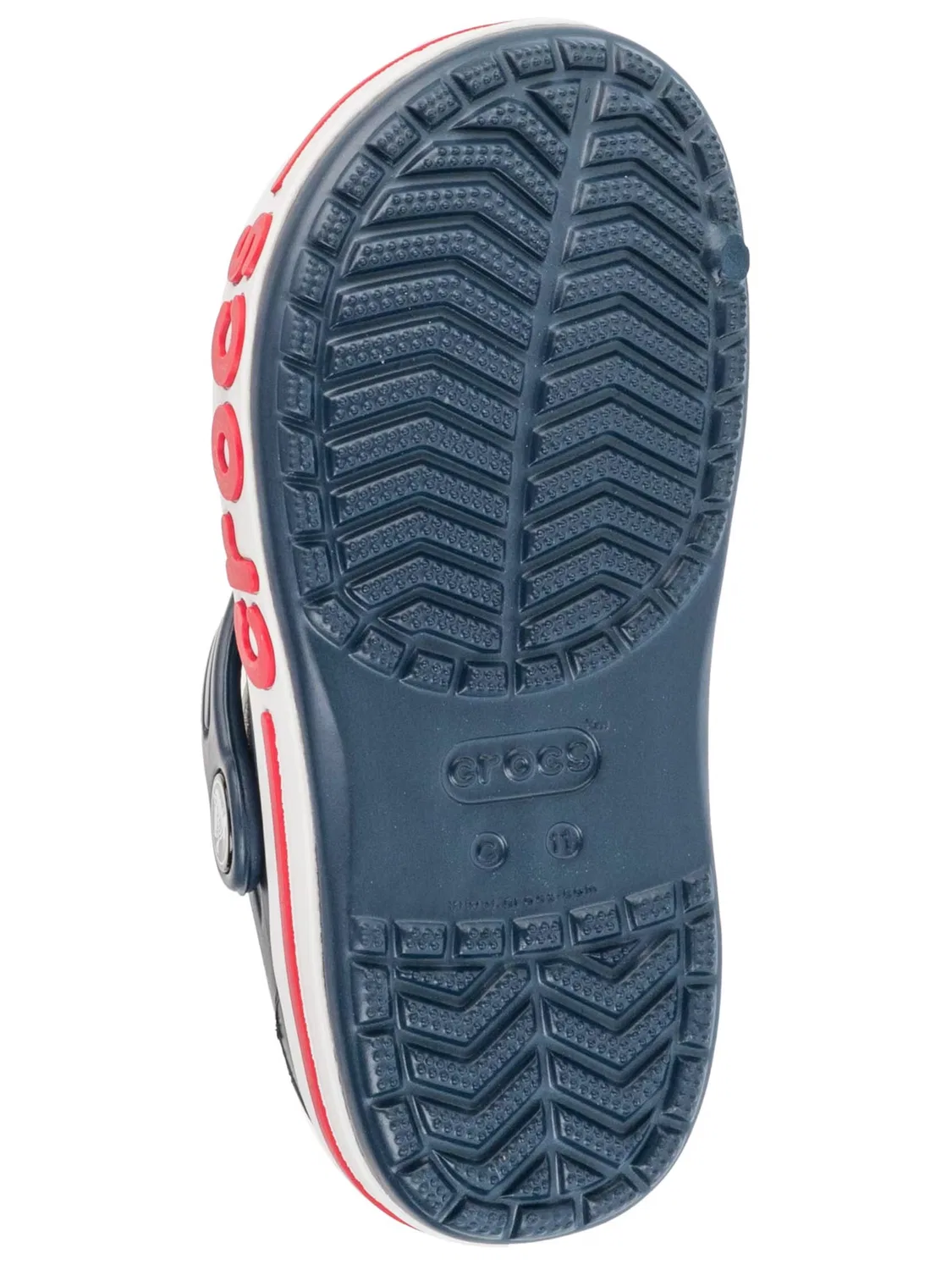 Сандалии Crocs Bayaband Kids Clog темно-синего цвета — фото 3