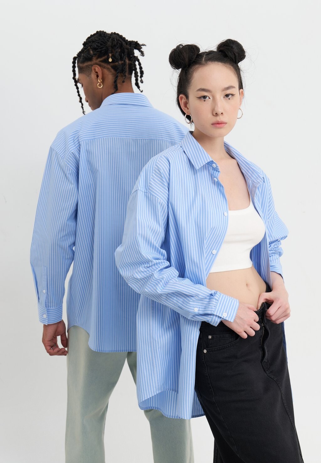 

Рубашка FORMAL UNISEX YOURTURN, синий