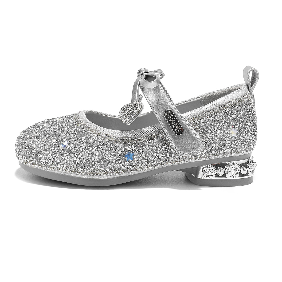 

Дышащие, легкие, амортизирующие, низкие детские сандалии ST&SAT, Crystal Rice