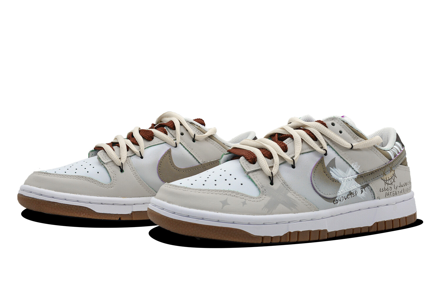 

Женские кроссовки для скейтбординга Nike Dunk, Latte ash
