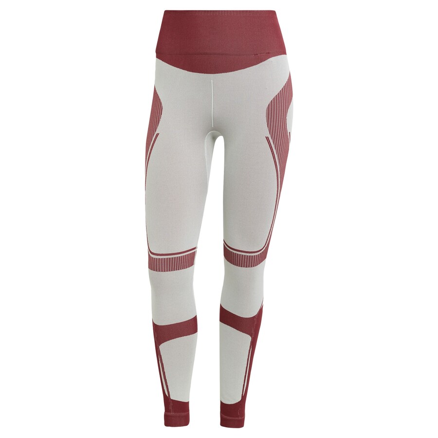 

Узкие тренировочные брюки ADIDAS BY STELLA MCCARTNEY TrueNature, цвет Pastel green/Dark red