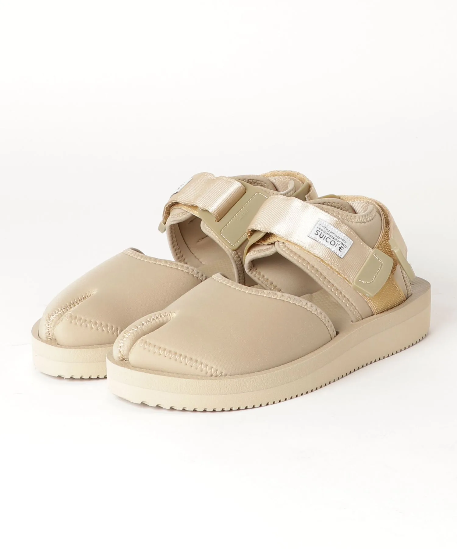 Сандалии с раздельными пальцами Vibram BITA-V OG-071V SUICOKE бежевые — фото 2