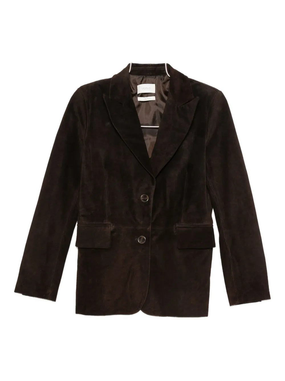 

Кожаная куртка на пуговицах Vicolo, коричневый