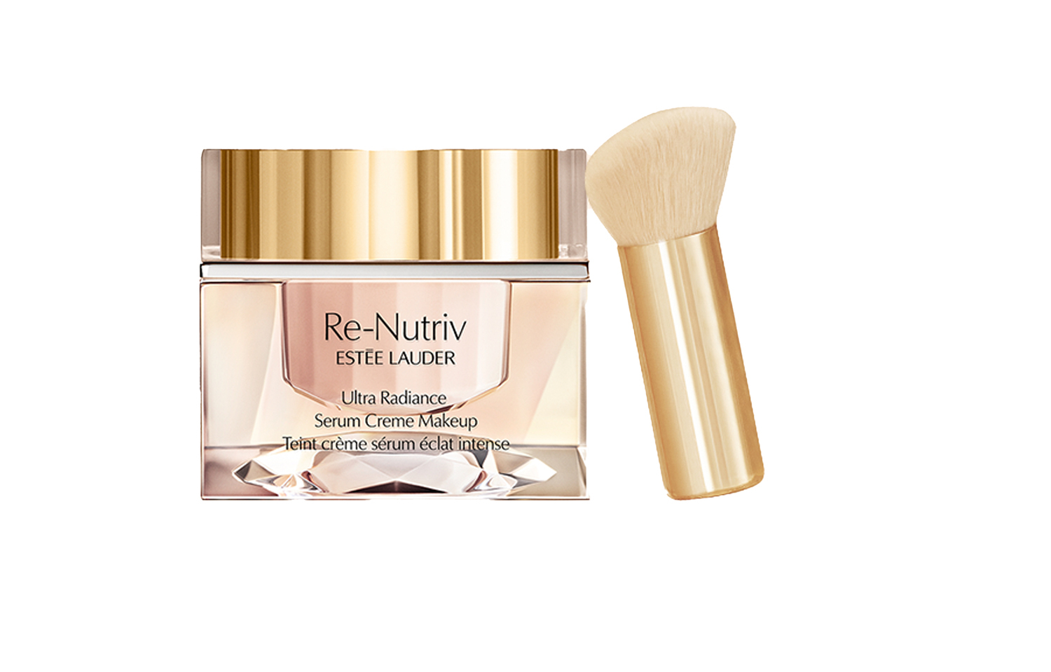 

ESTEE LAUDER Yashilandai белый золотой уход пудра-крем набор макияжа натуральное увлажнение 30ml+Foundation Brush