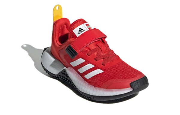 Кроссовки лего х спорт Adidas, красный — фото 3